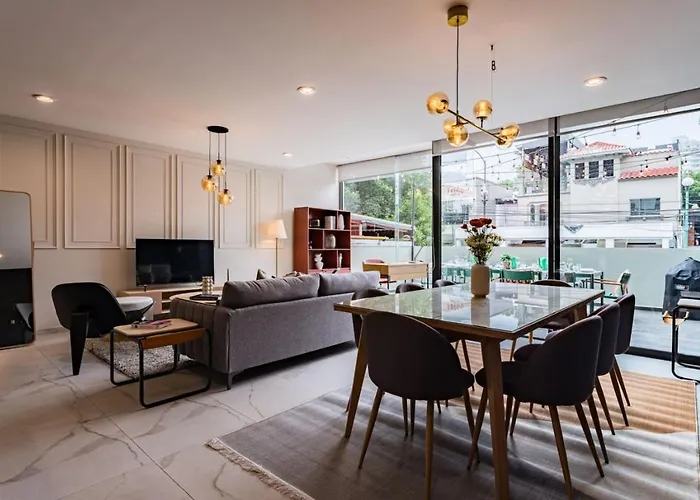 Stylish Polanco Duo Steps From Lincoln Park * Mexico City