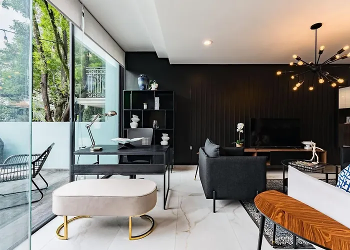 Stylish Polanco Duo Steps From Lincoln Park Apartment Mexico City